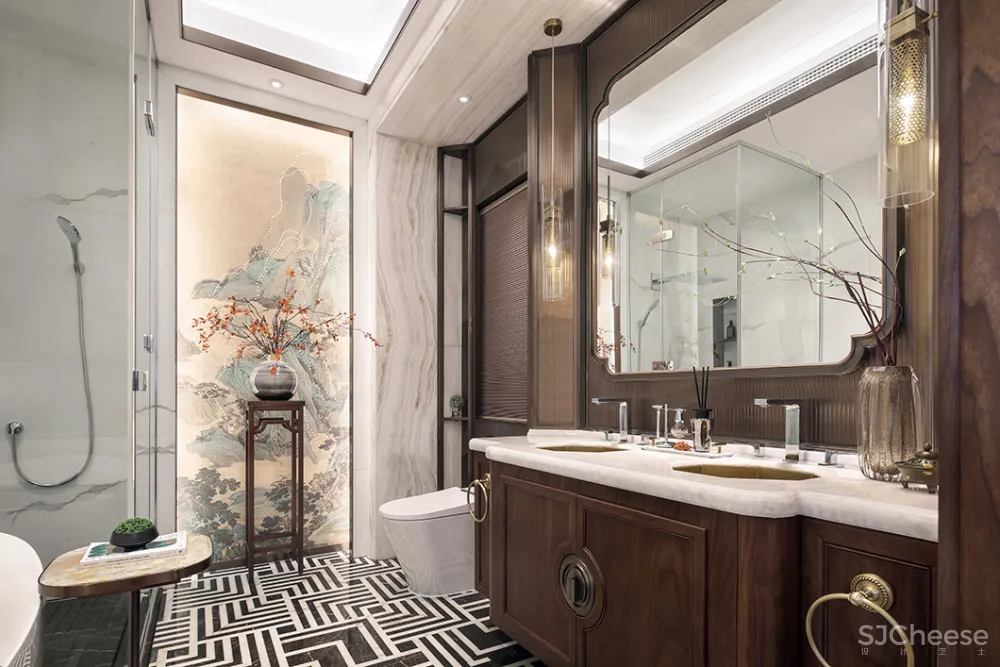 1000㎡经典中式大宅,移步换景,雅韵清风!