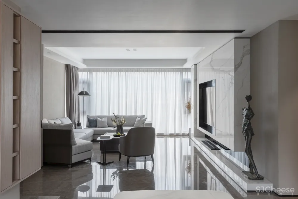 300㎡河畔大平层，现代生活的诗意栖居！