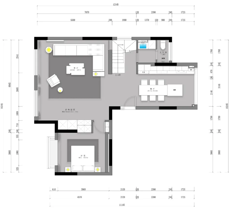 180㎡复式叠墅，打破边界拥有奢侈的生活尺度！