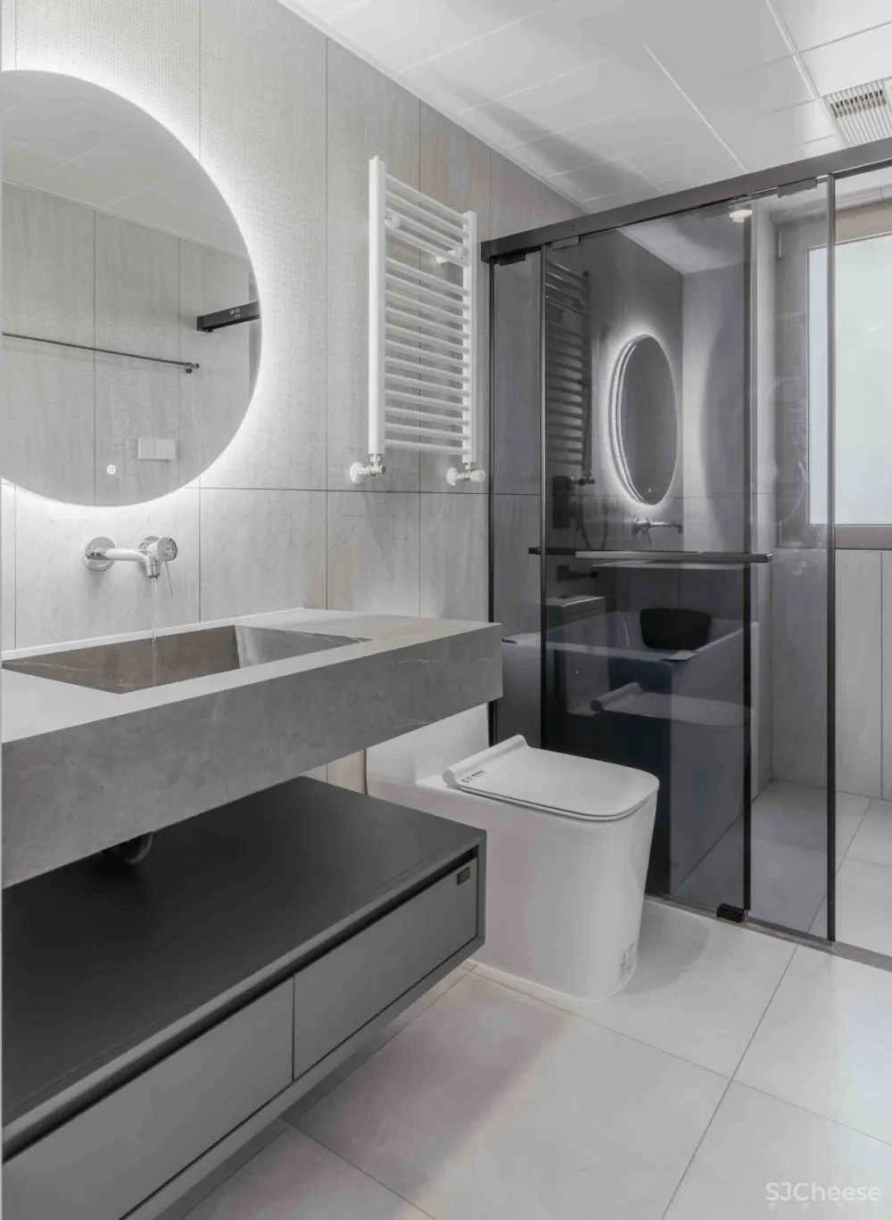 无主灯的极简调性，张弛有度的三代同堂之家｜禄本设计