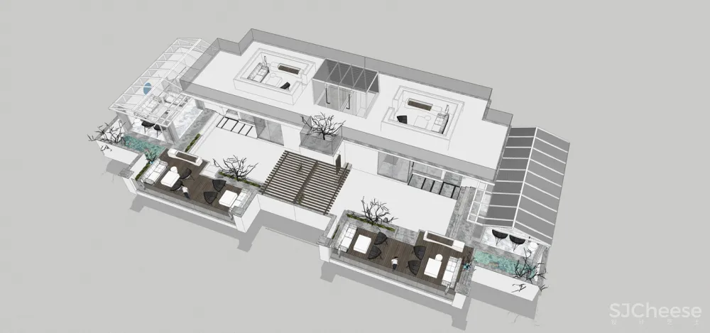 300㎡河畔大平层，现代生活的诗意栖居！