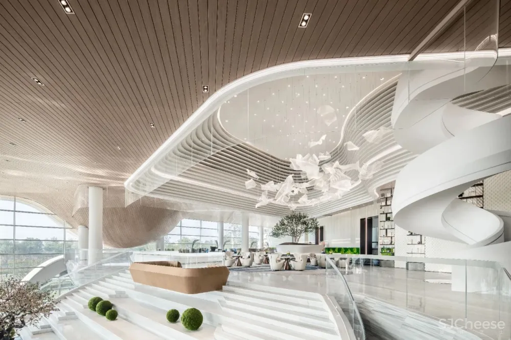 金茂青岛售楼处:创新一座岛 赛瑞迪普空间设计