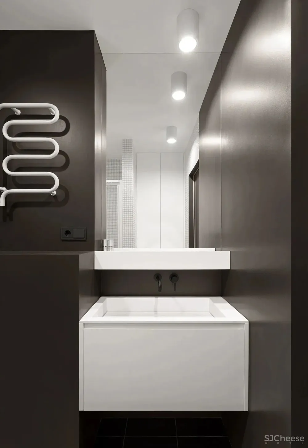 这个43㎡的黑色小户型,才是高贵冷艳的单身贵族豪宅!