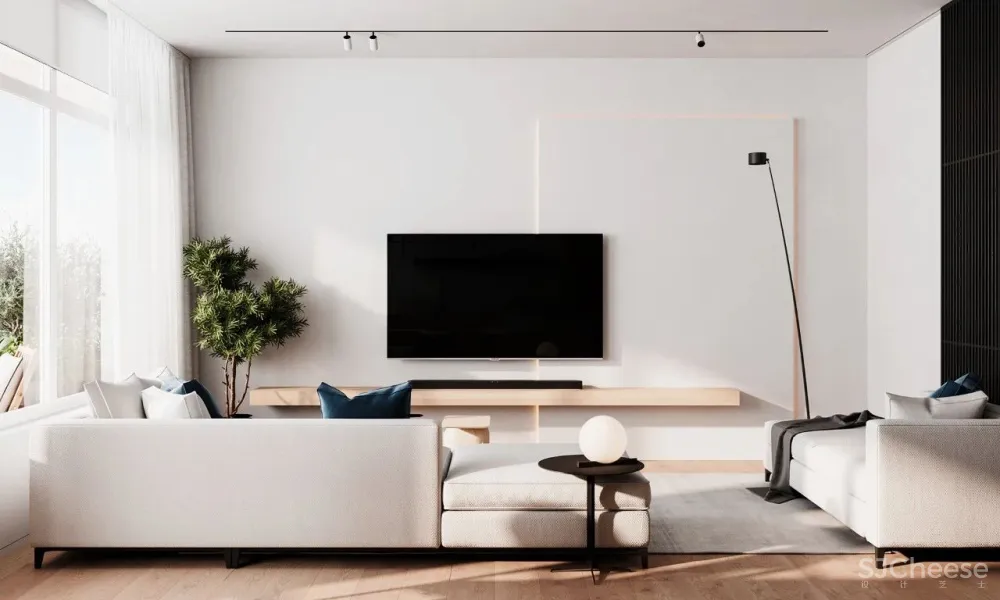 55㎡一居室变二居室,老外也学会了封阳台!