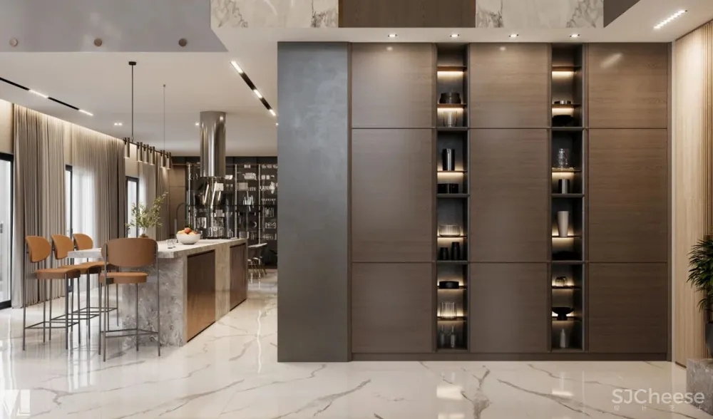 Vizline新作|独栋别墅设计,现代轻奢的高级既视感