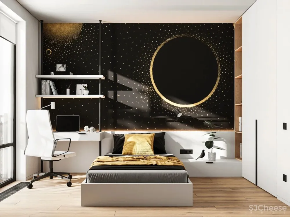 55㎡一居室变二居室,老外也学会了封阳台!