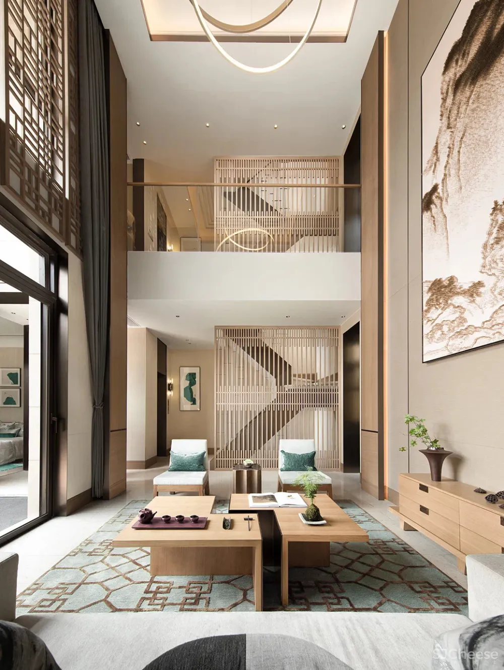 新中式样板房,古典韵味与现代简洁的绝美融合