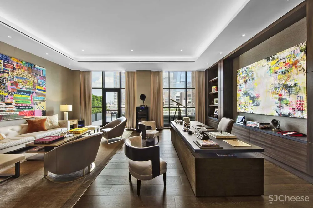 身价10亿美金Jay Z新办公室曝光,不拼颜值拼艺术品,有钱人的世界我不懂