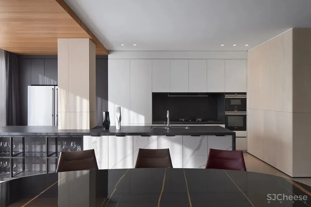 JANMEI 黄洁新 540㎡ 顶层复式,一家人将生活过成了极简诗意