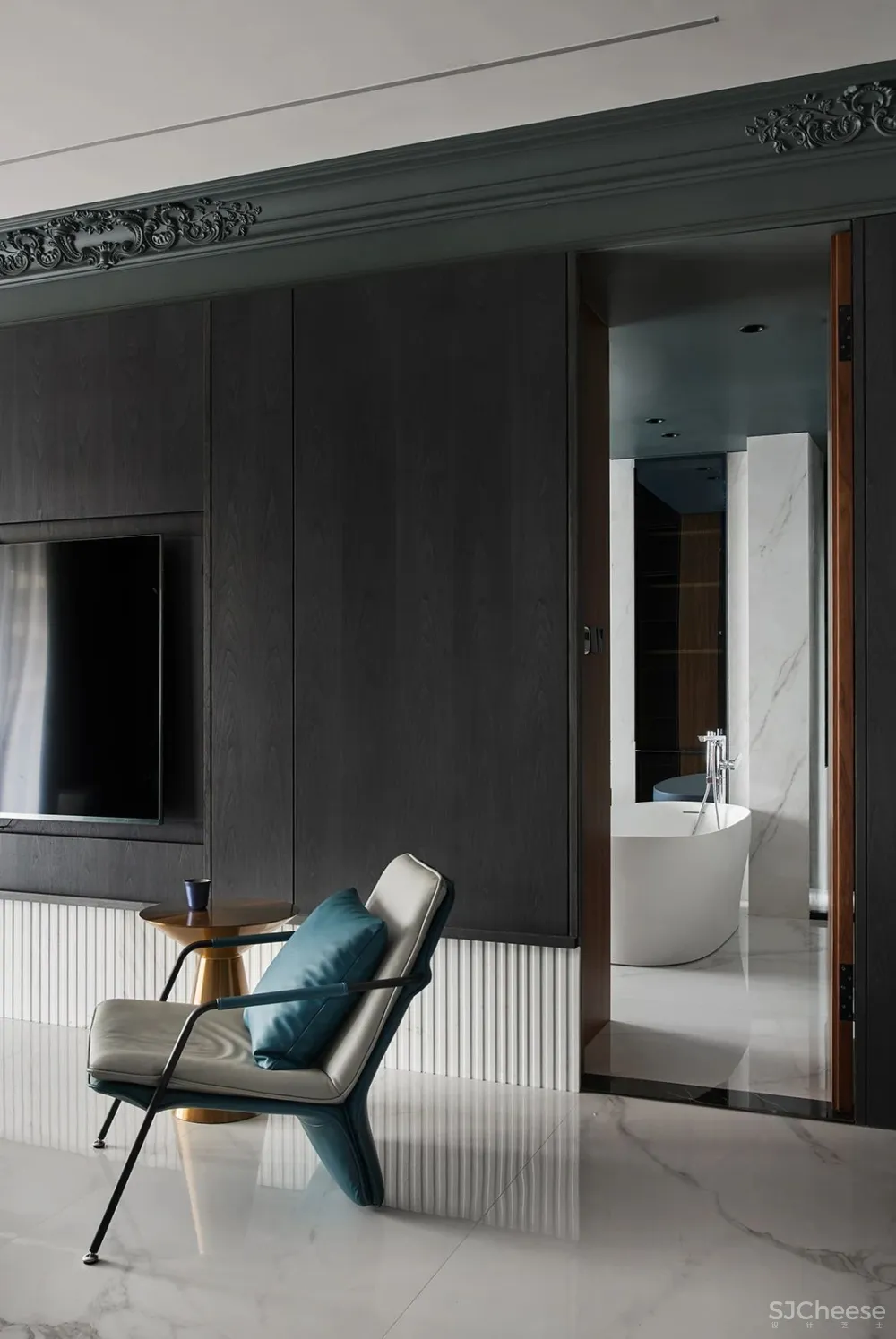 160㎡黛绿复古风，无法抗拒的优雅与质感!