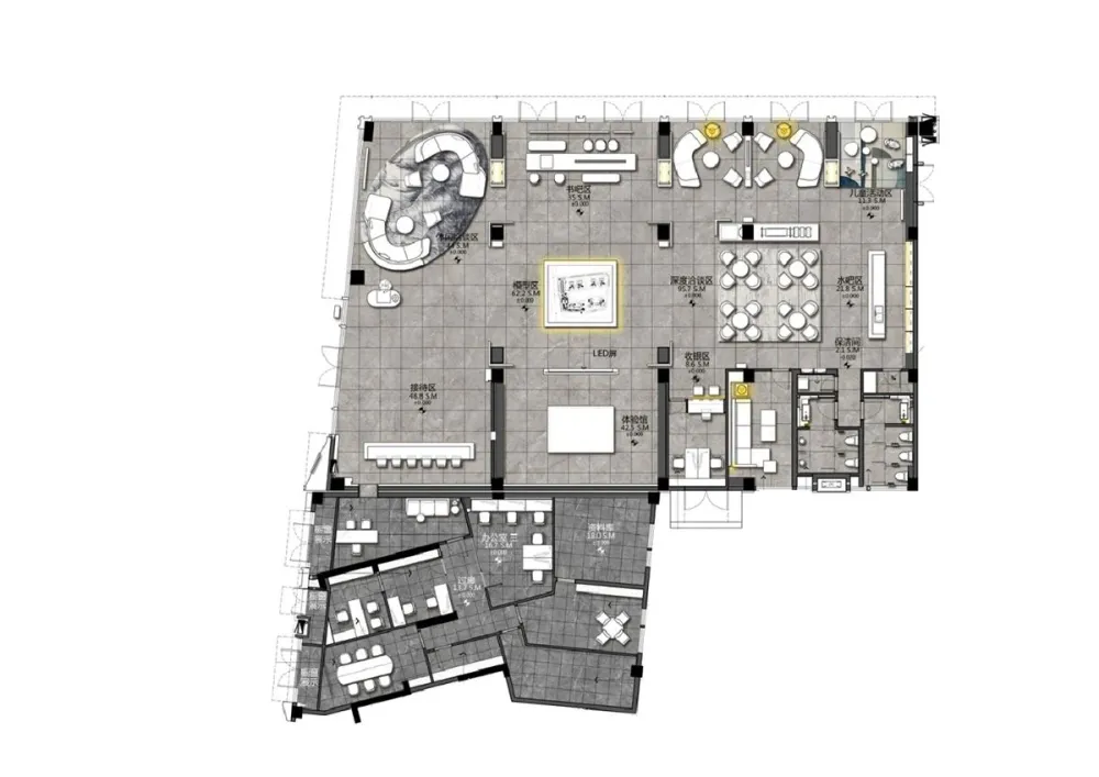 奥迅设计新作丨肇庆方直亚汀公馆售楼部