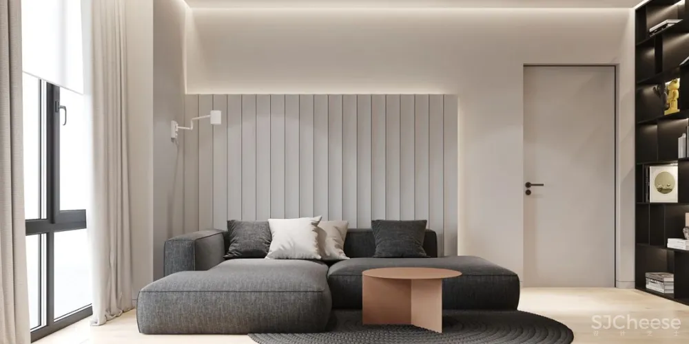 65㎡的小公寓,浴室竟能放下最爱的浴缸,也太享受了