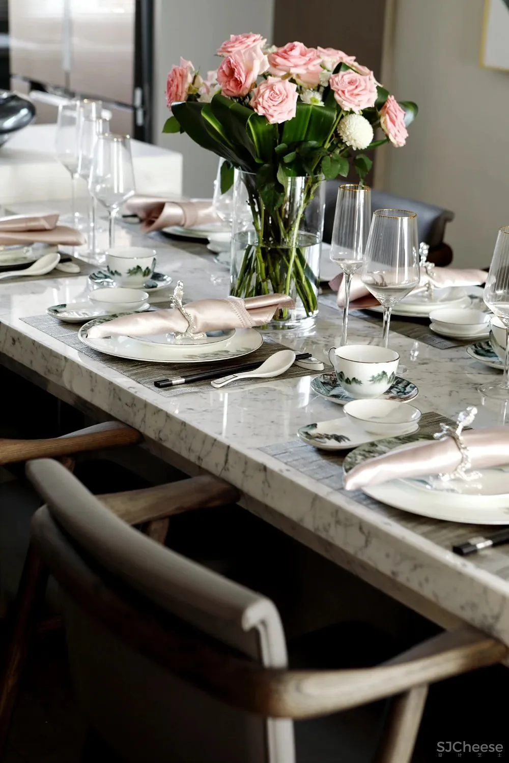 180m²写意新中式，方寸之间皆是儒雅与时尚！