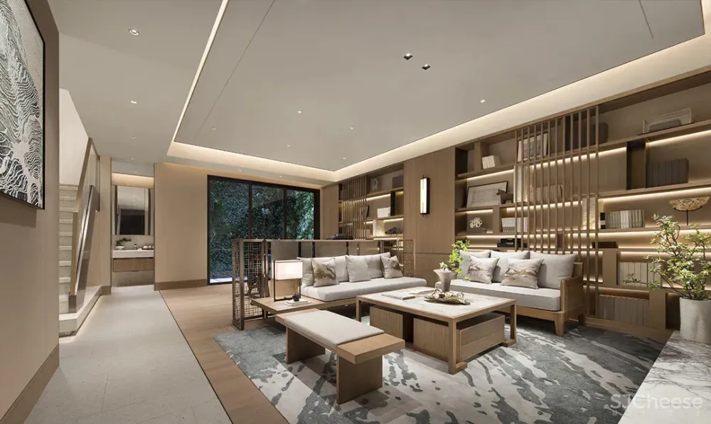 新中式样板房,古典韵味与现代简洁的绝美融合