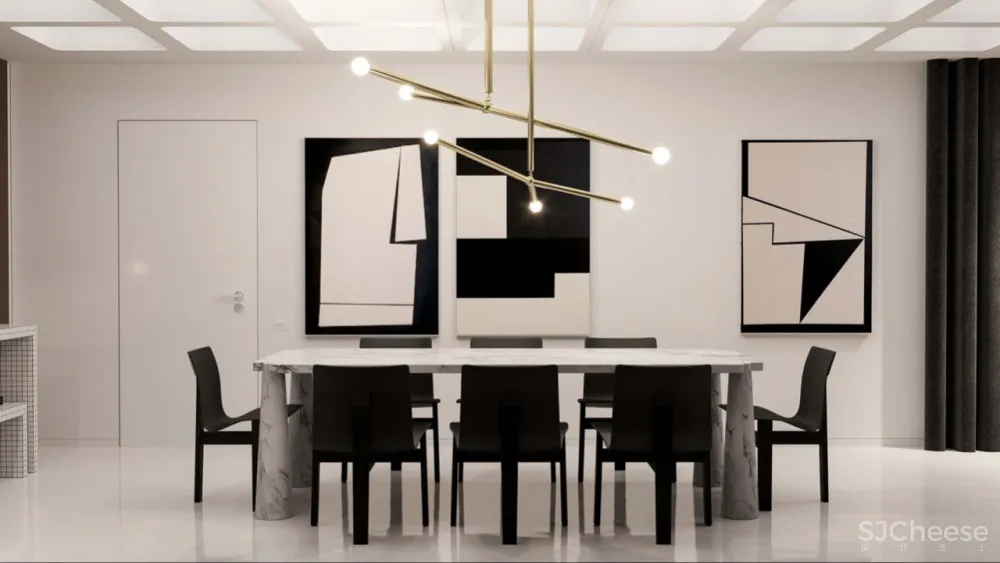 超大客厅 双排式厨房,奢华大平层只做一室一厅也太壕了!