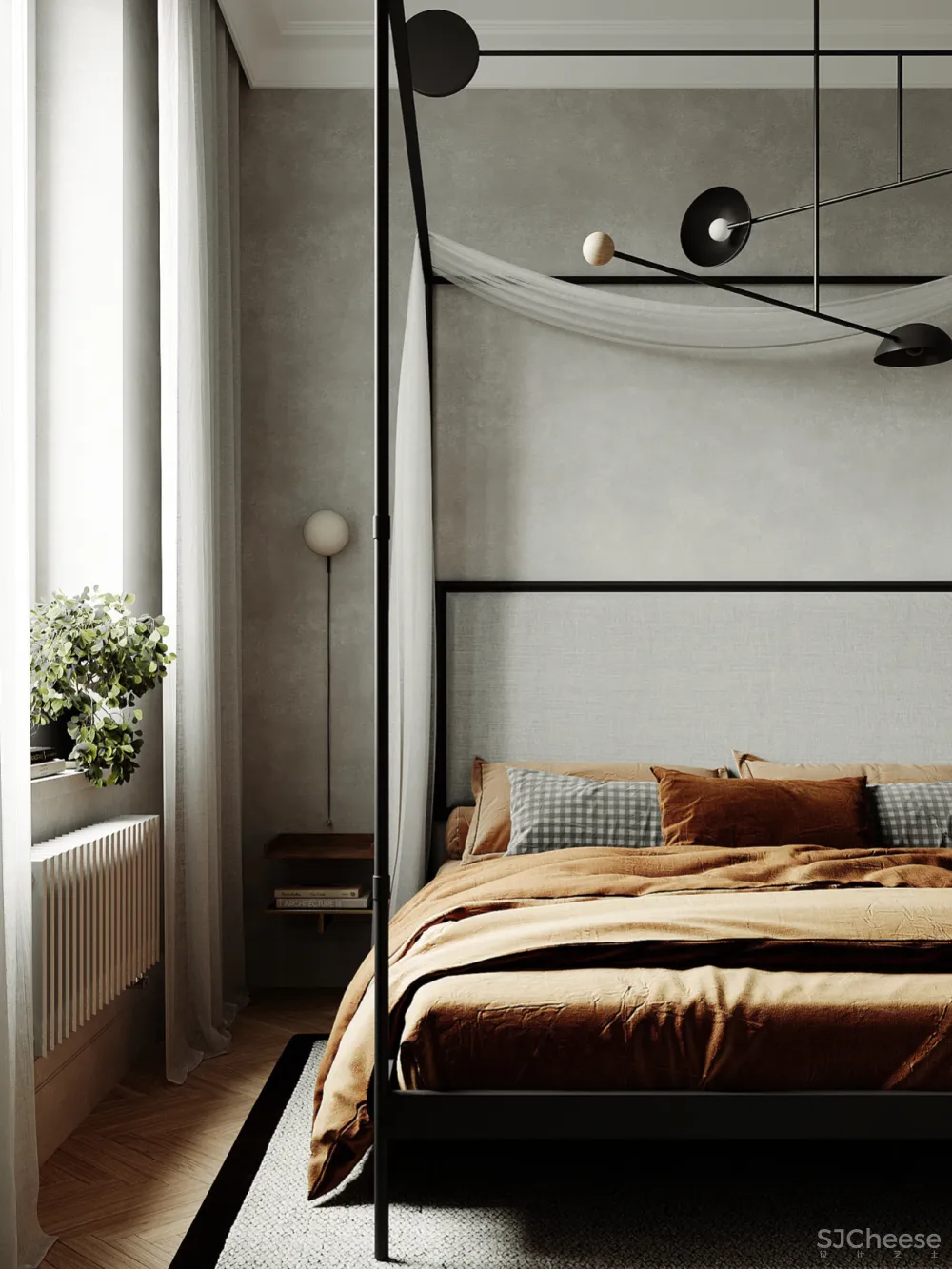 96㎡ 高级灰这样用，尽显极简之美！