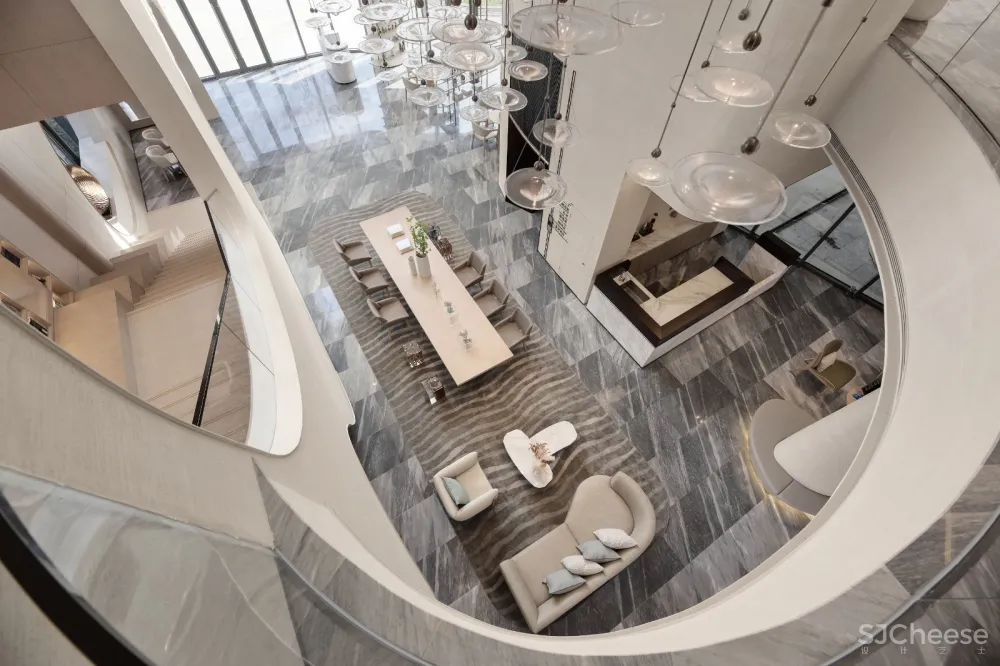 曲线中的温婉|绿地.张家港海源名邸售楼处——南京我们室内设计