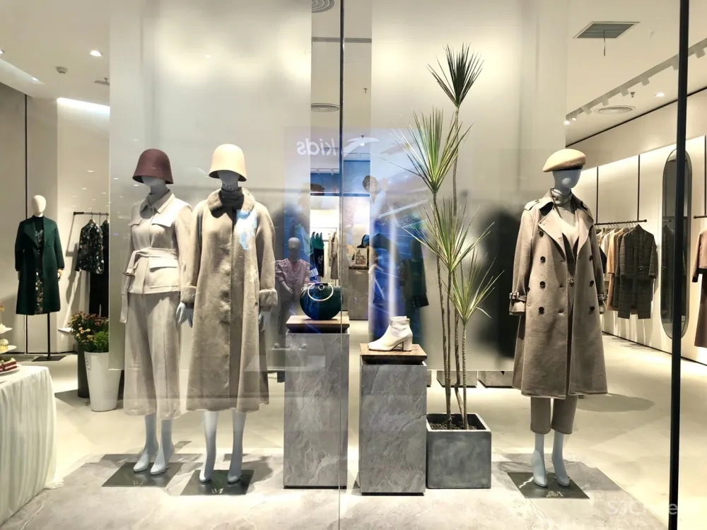 朗生案例 | AM襄阳武商店,天青色碰上烟雨灰,闹中取静的简约明快