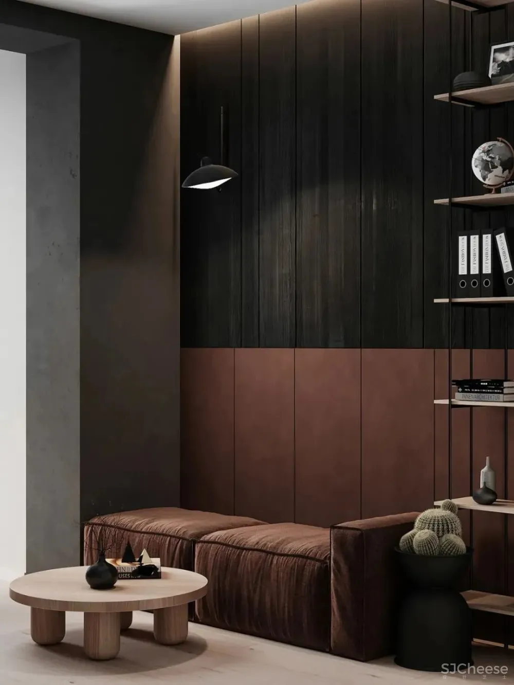 75㎡公寓设计，小空间大视野！ Nastia Perchyk