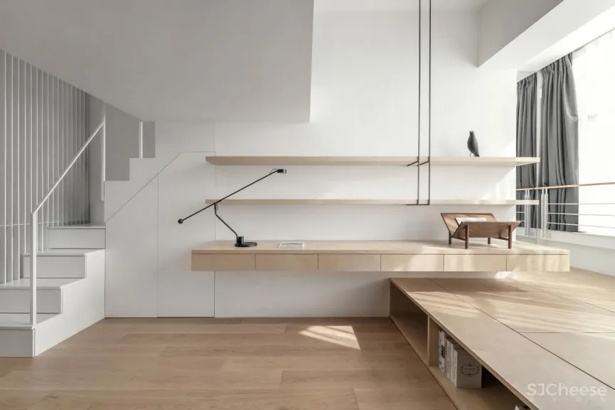 小而美的极简微型公寓，设计师的私享空间