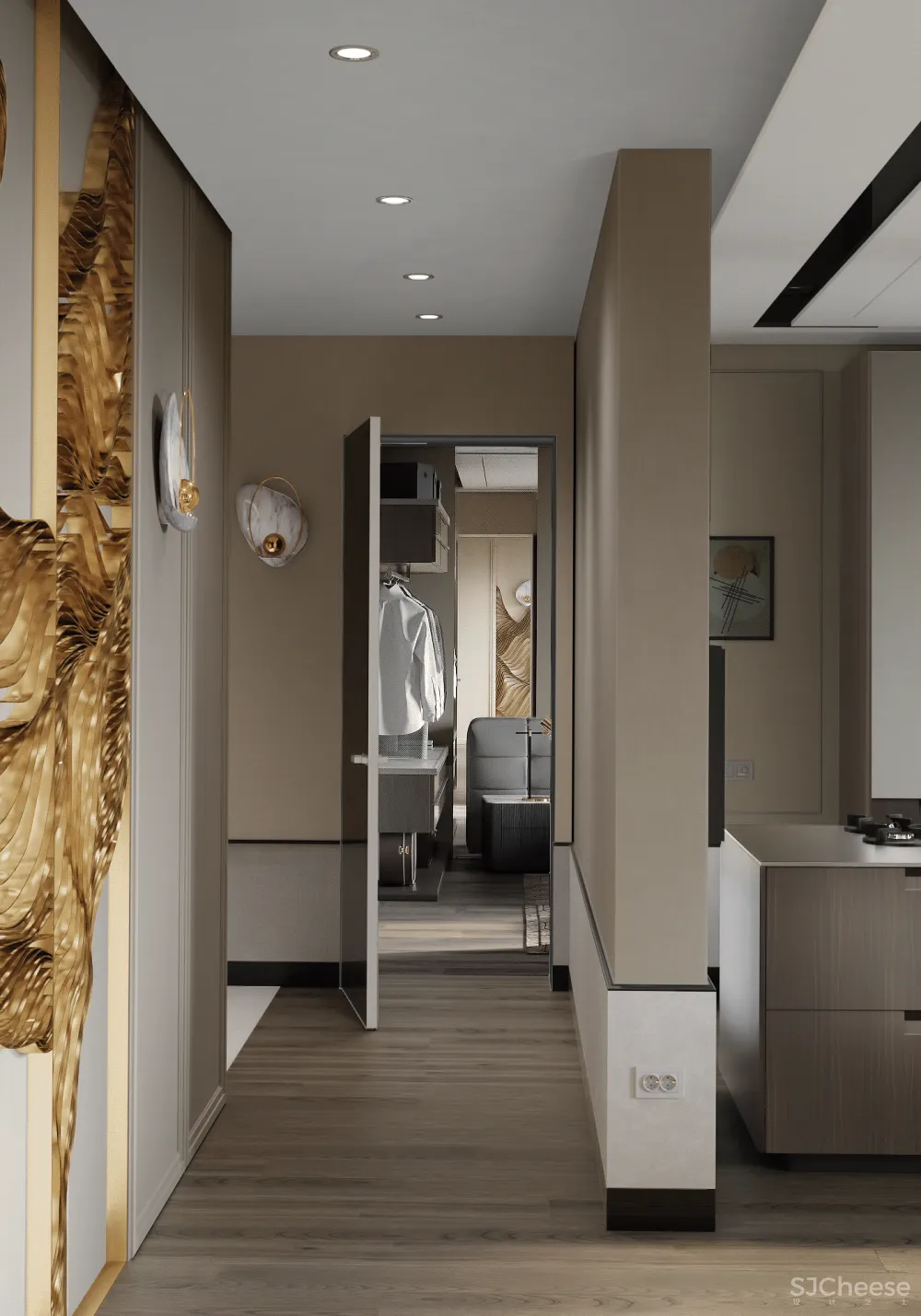 86.9㎡现代家居，别具魅力的空间设计！