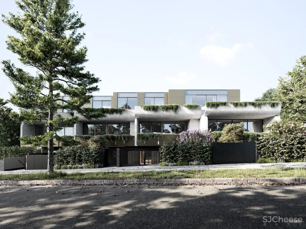 小而美的公寓楼,简约又有细节,这才叫高级!