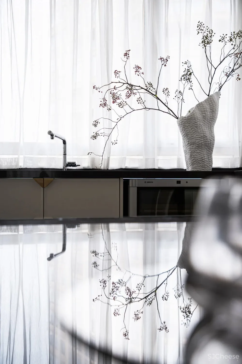 粉白色调 长虹玻璃，诠释家的优雅 SKH设计