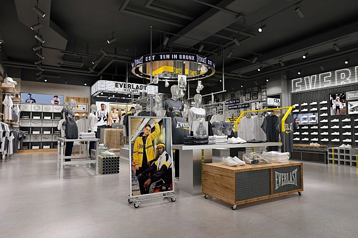 EVERLAST潮牌零售空间设计