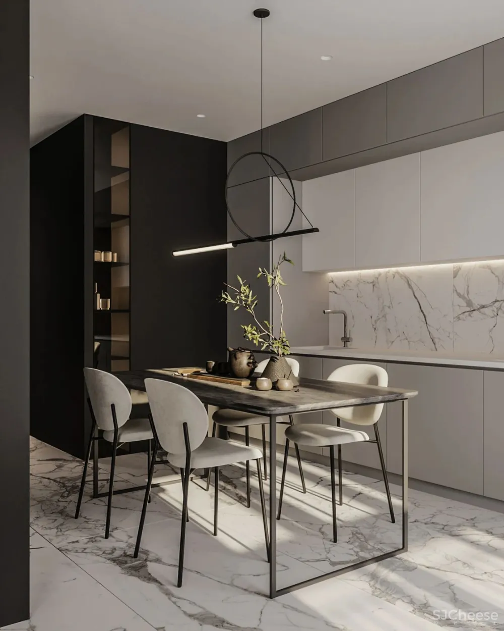 250㎡高级黑别墅，满满的高级感！