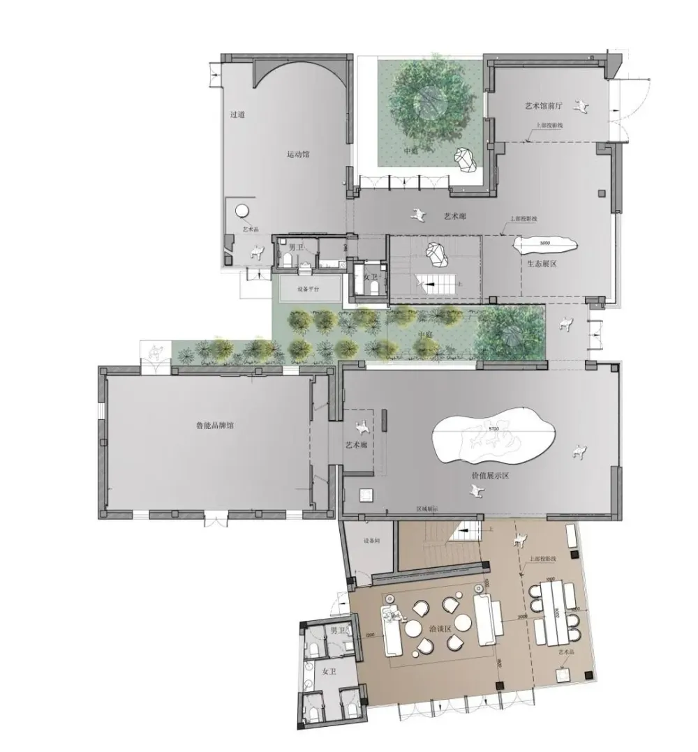 浙江杭州千岛鲁能胜地展示区:于强室内设计