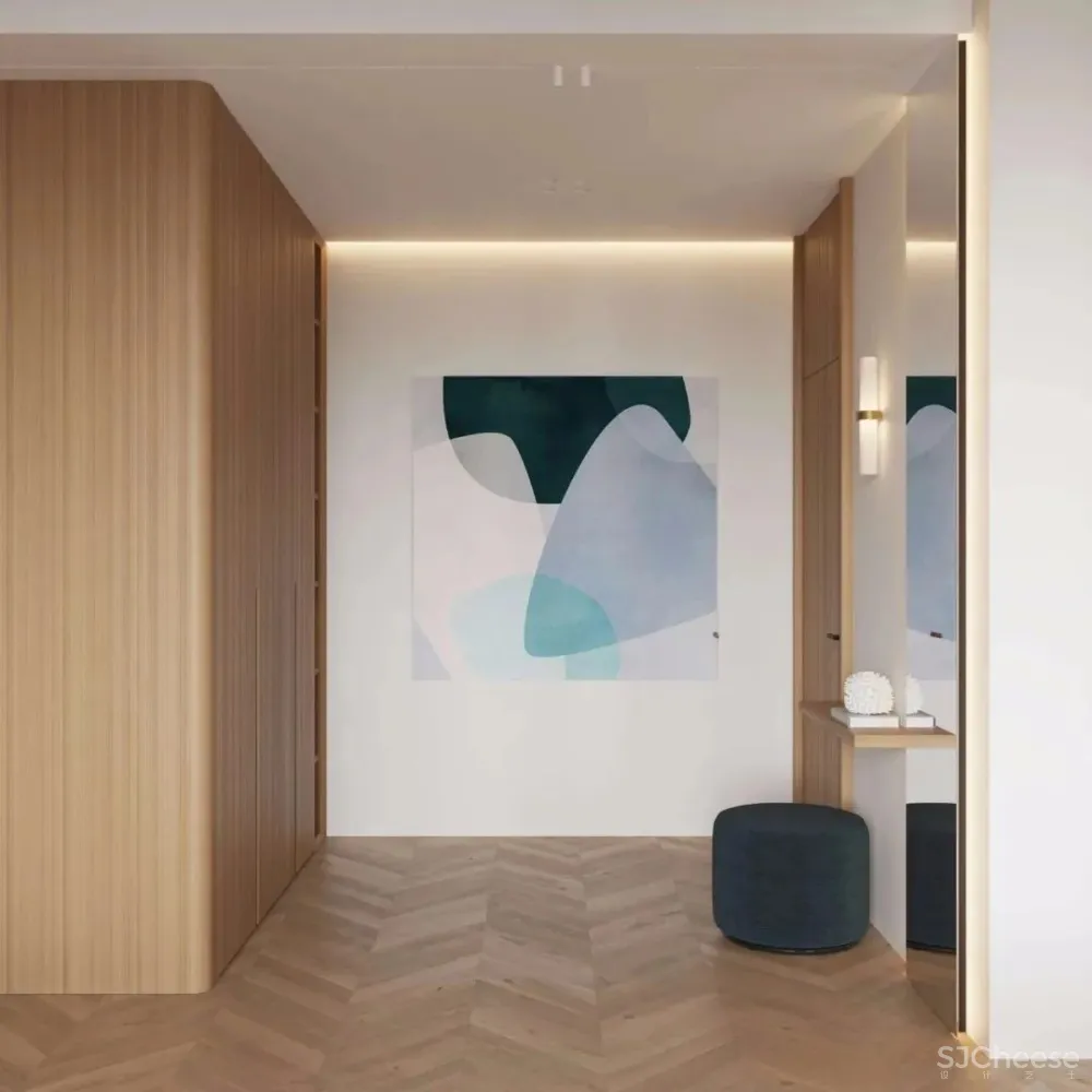 93㎡莫兰迪好宅，年轻夫妻公寓的设计范本！