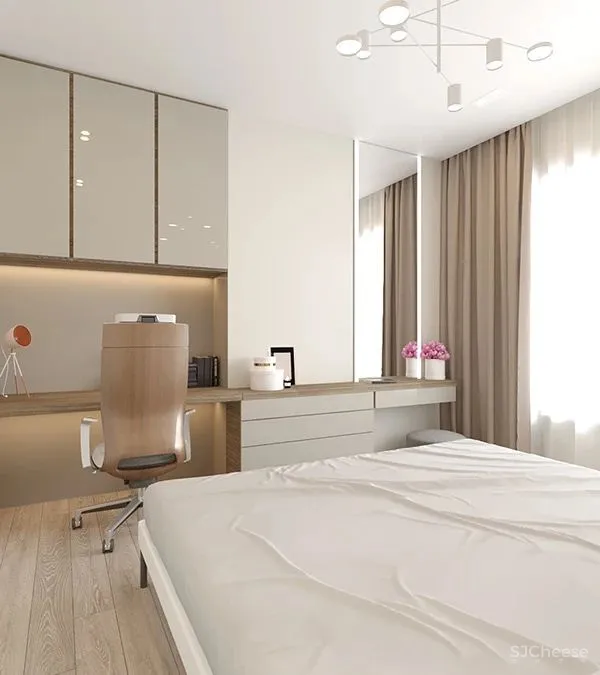 88㎡暖色空间,自然轻快!