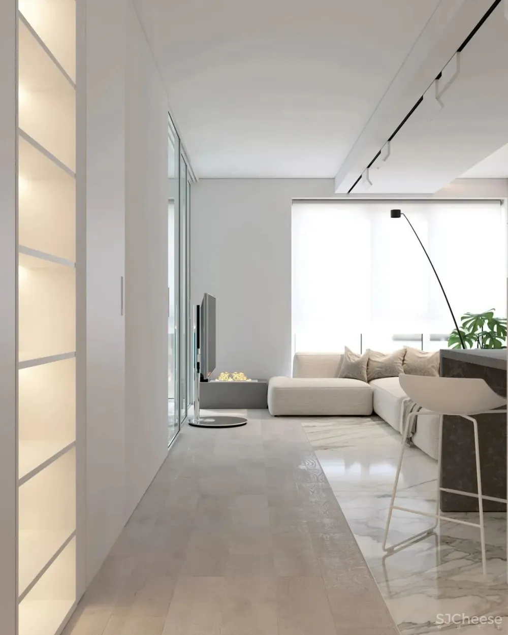 这个43㎡的黑色小户型,才是高贵冷艳的单身贵族豪宅!