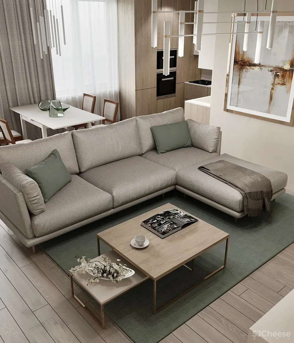 110㎡现代优雅风,温润美宅!