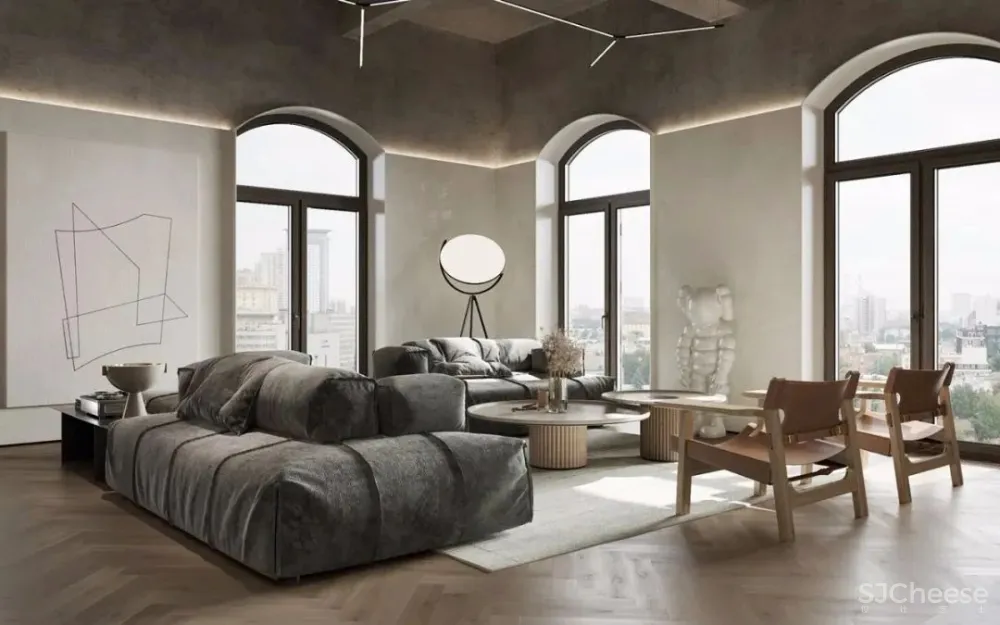 136㎡公寓藏着透明卫生间，想想都刺激！