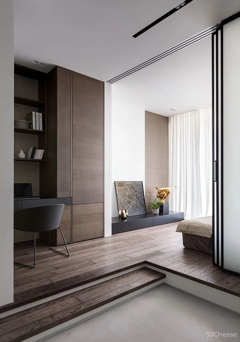 现代极简风一居室 Diana Lobodiuk