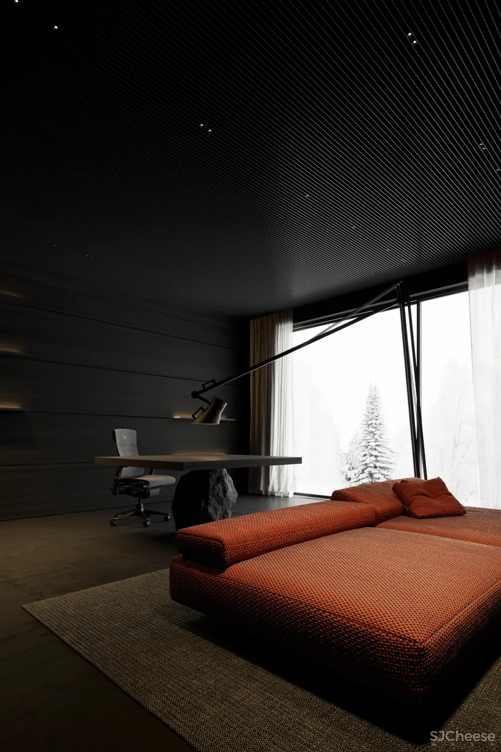 270㎡黑色空间,高级迷人!