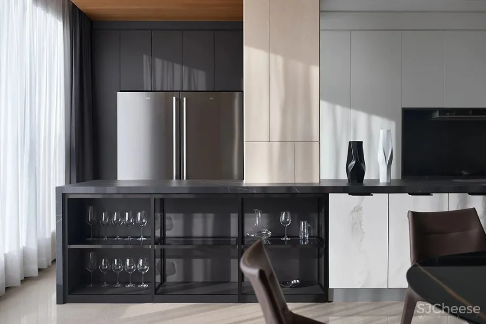 JANMEI 黄洁新 540㎡ 顶层复式,一家人将生活过成了极简诗意