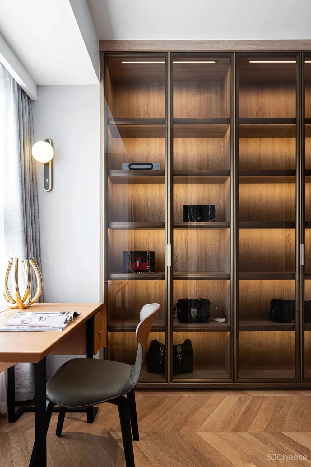 粉白色调 长虹玻璃，诠释家的优雅 SKH设计