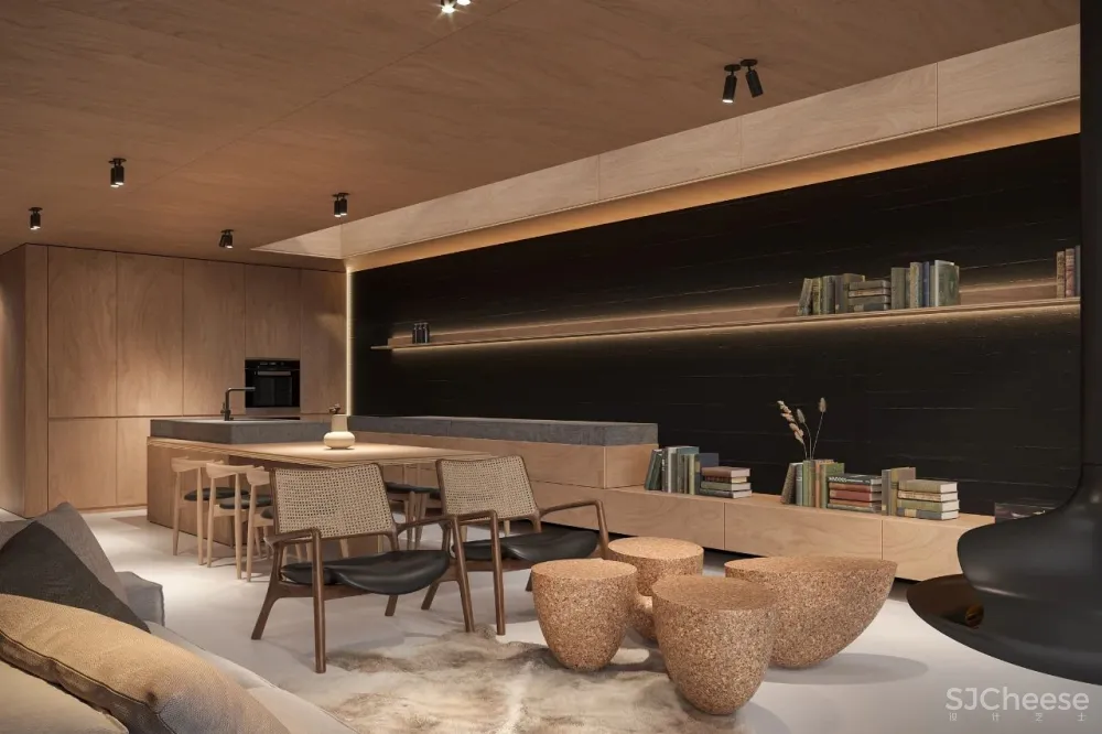 逃离城市“快节奏”,80m²林间隐逸小别墅