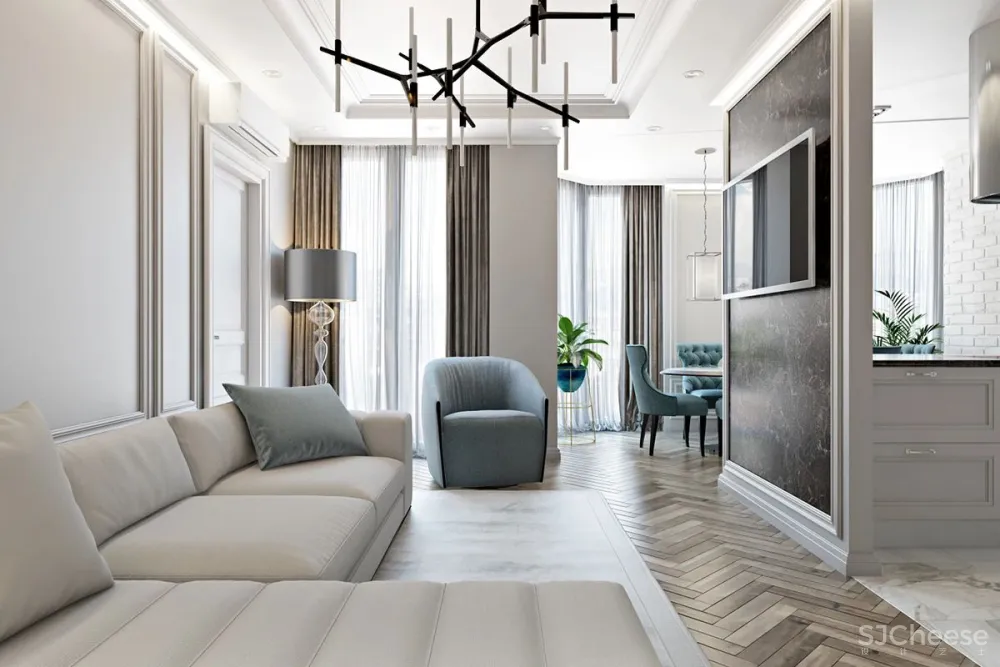 小美式：简洁的形式和色彩来表达!