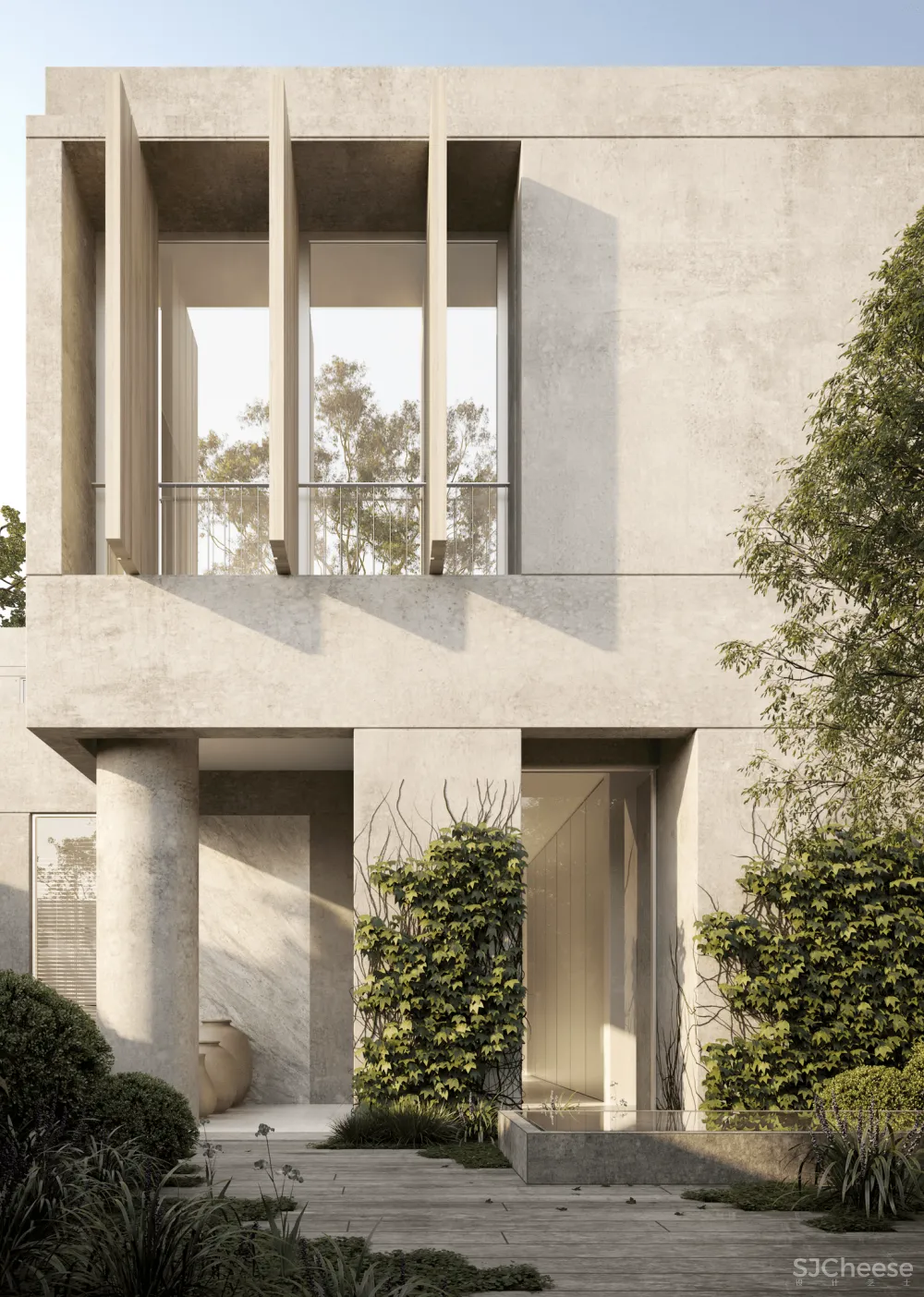 小而美的公寓楼,简约又有细节,这才叫高级!