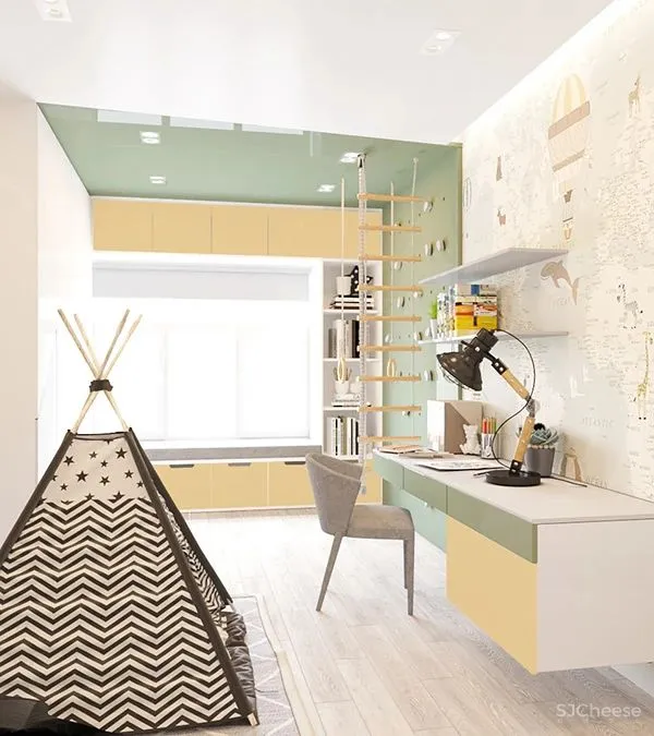 88㎡暖色空间,自然轻快!