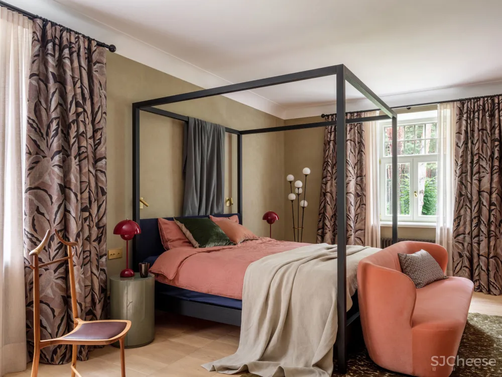 复古轻奢的家,有了拱形门洞更有范儿!