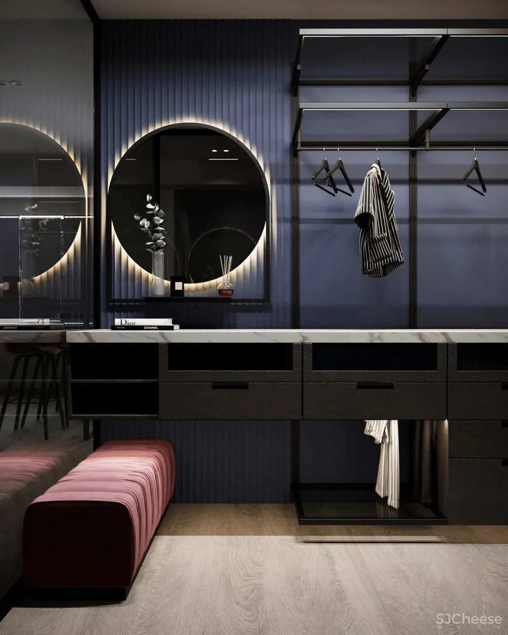 86㎡ 一室一厅，主卧空间这样布局宽敞又大气！