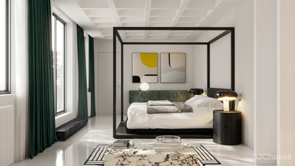 超大客厅 双排式厨房,奢华大平层只做一室一厅也太壕了!