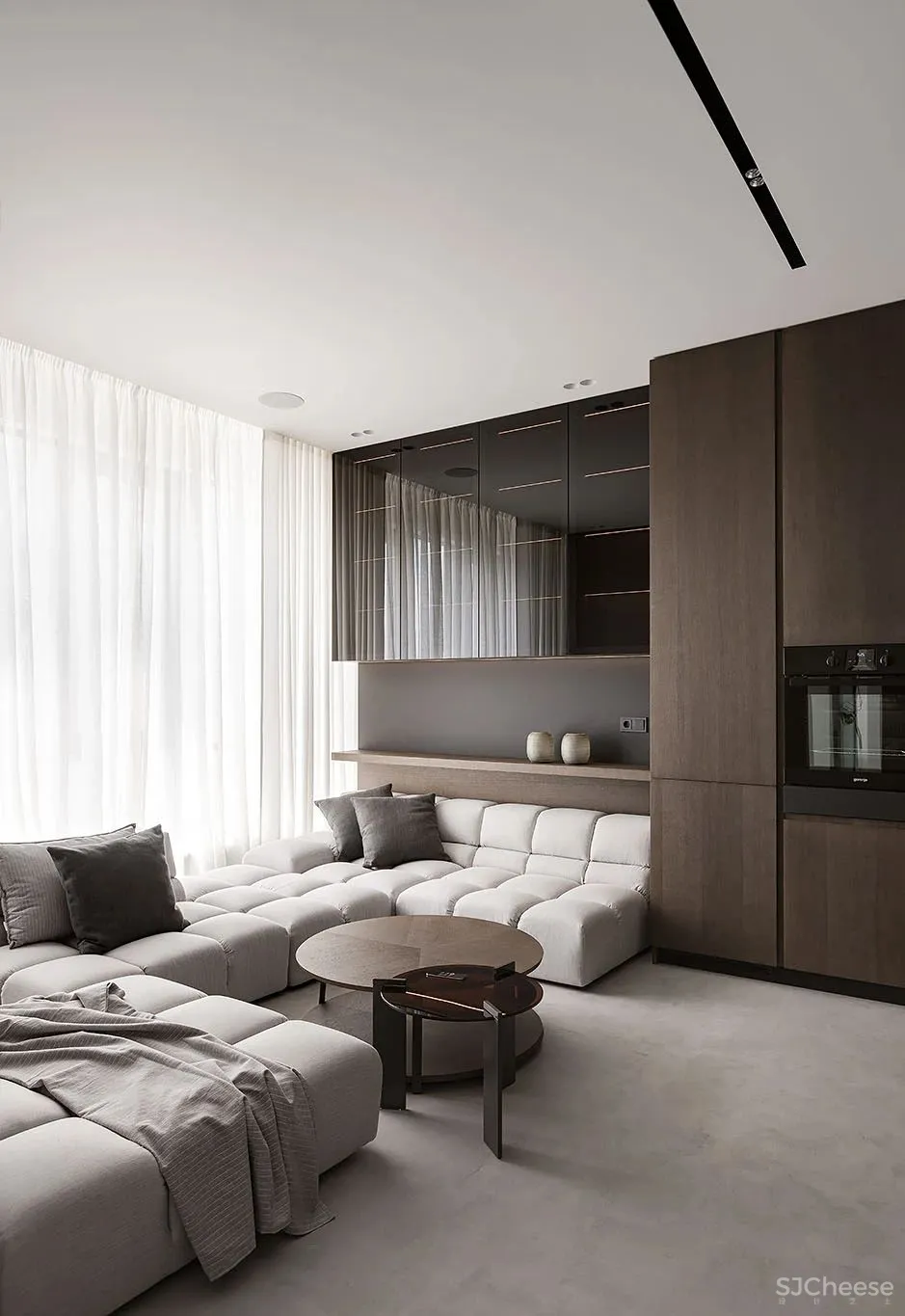 现代极简风一居室 Diana Lobodiuk