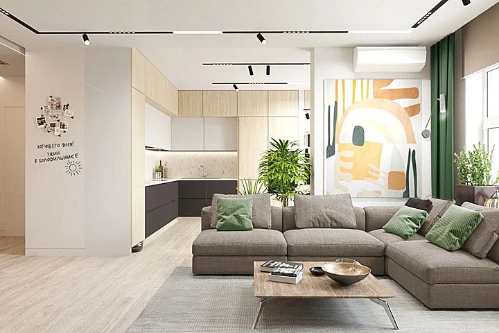 88㎡暖色空间,自然轻快!