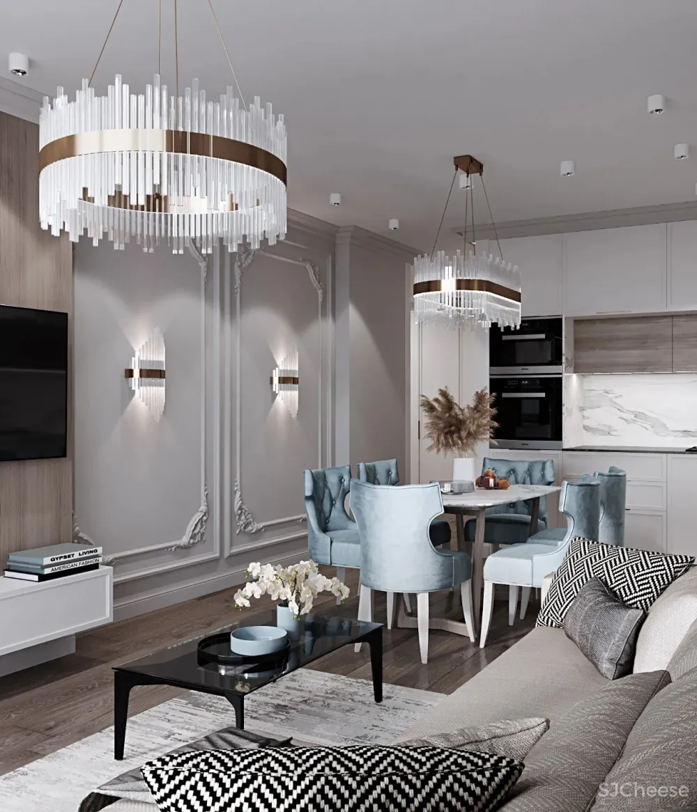 110㎡现代优雅风,温润美宅!