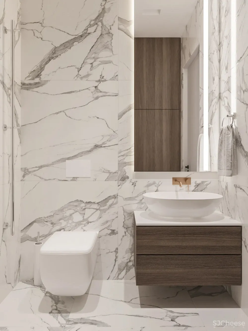 高级灰 原木，120m²现代轻奢私宅